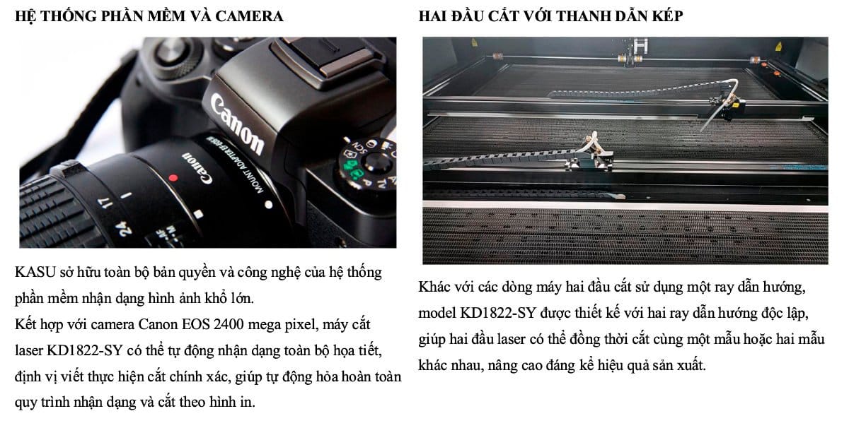 Máy cắt laser khổ lớn KD1822-SY: ảnh chi tiết 2